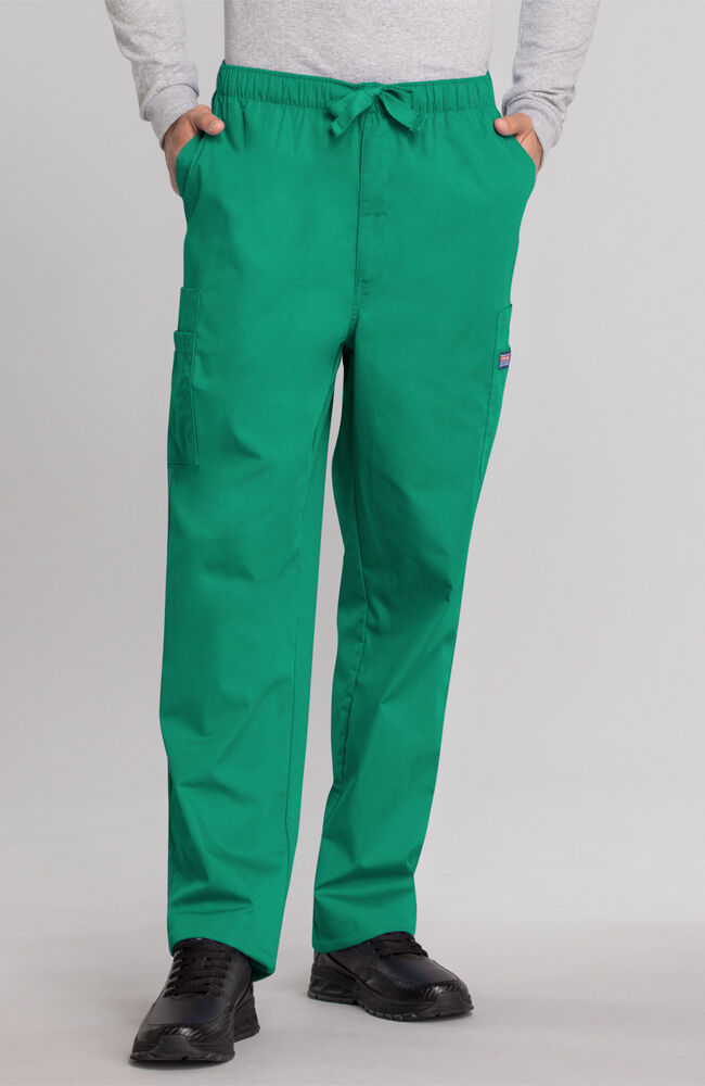 Clearance Men s Drawstring Cargo Scrub Pant Cherokee Uniforms