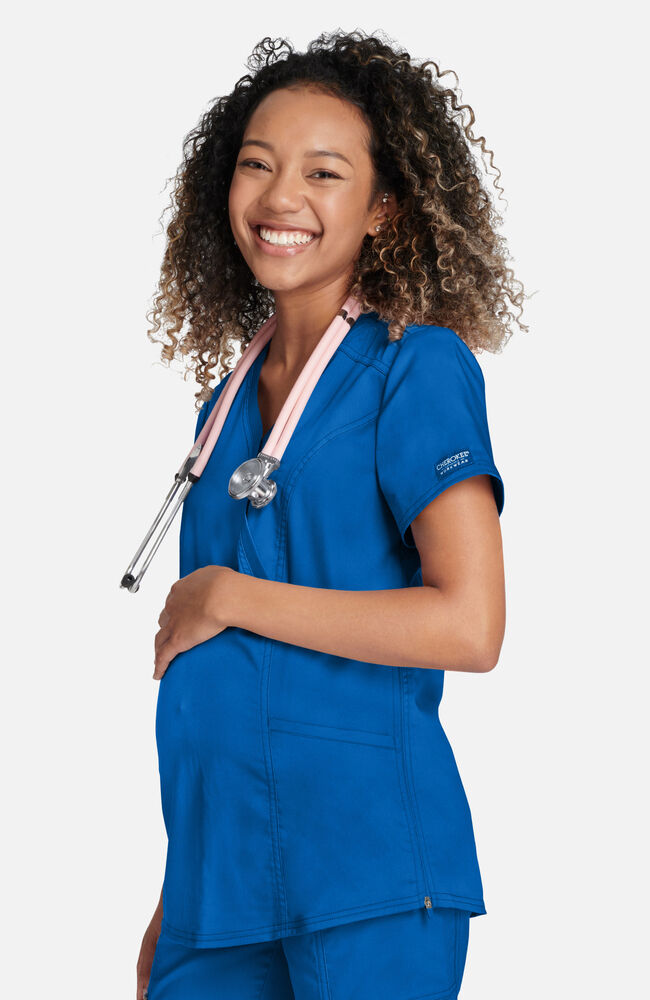 Labor and clearance delivery scrub jacket