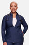 Women's Zip Front Scrub Jacket, , large