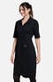 Clearance Women's Button Front Solid Scrub Dress, , large