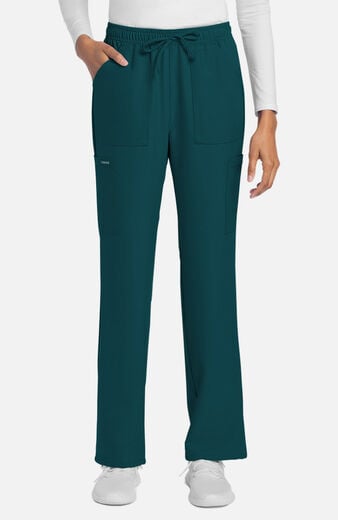 Women's Drawstring Cargo Straight Leg Scrub Pant Women's Drawstring Cargo Straight Leg Scrub Pant