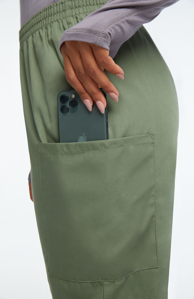 Women s Elastic Waist Utility Scrub Pant Cherokee Uniforms