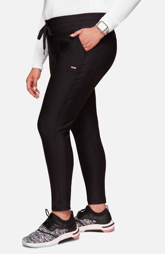 Women's Mid Rise Tapered Leg Drawstring Scrub Pant Women's Mid Rise Tapered Leg Drawstring Scrub Pant