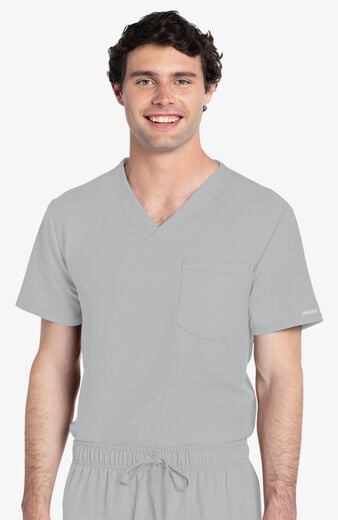 Unisex Tuck-In 1-Pocket V-Neck Scrub Top Unisex Tuck-In 1-Pocket V-Neck Scrub Top