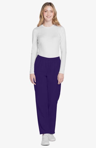 Women's Pull-On Slim Leg Cargo Scrub Pant Women's Pull-On Slim Leg Cargo Scrub Pant