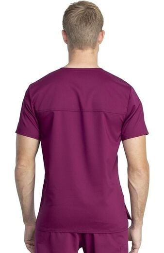 Clearance Unisex V-Neck Solid Scrub Top