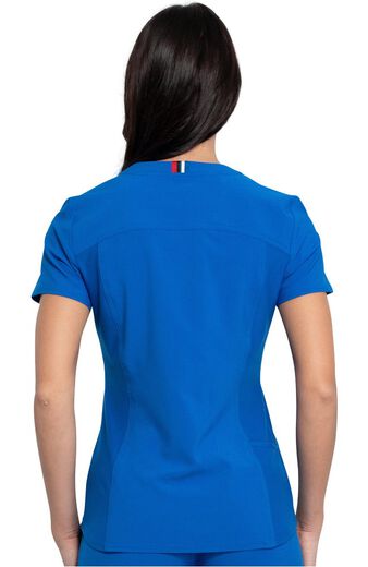 Clearance Women's V-Neck Solid Scrub Top