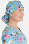 Women's Snoopy Sprinkles Print Bouffant Scrub Hat, , large
