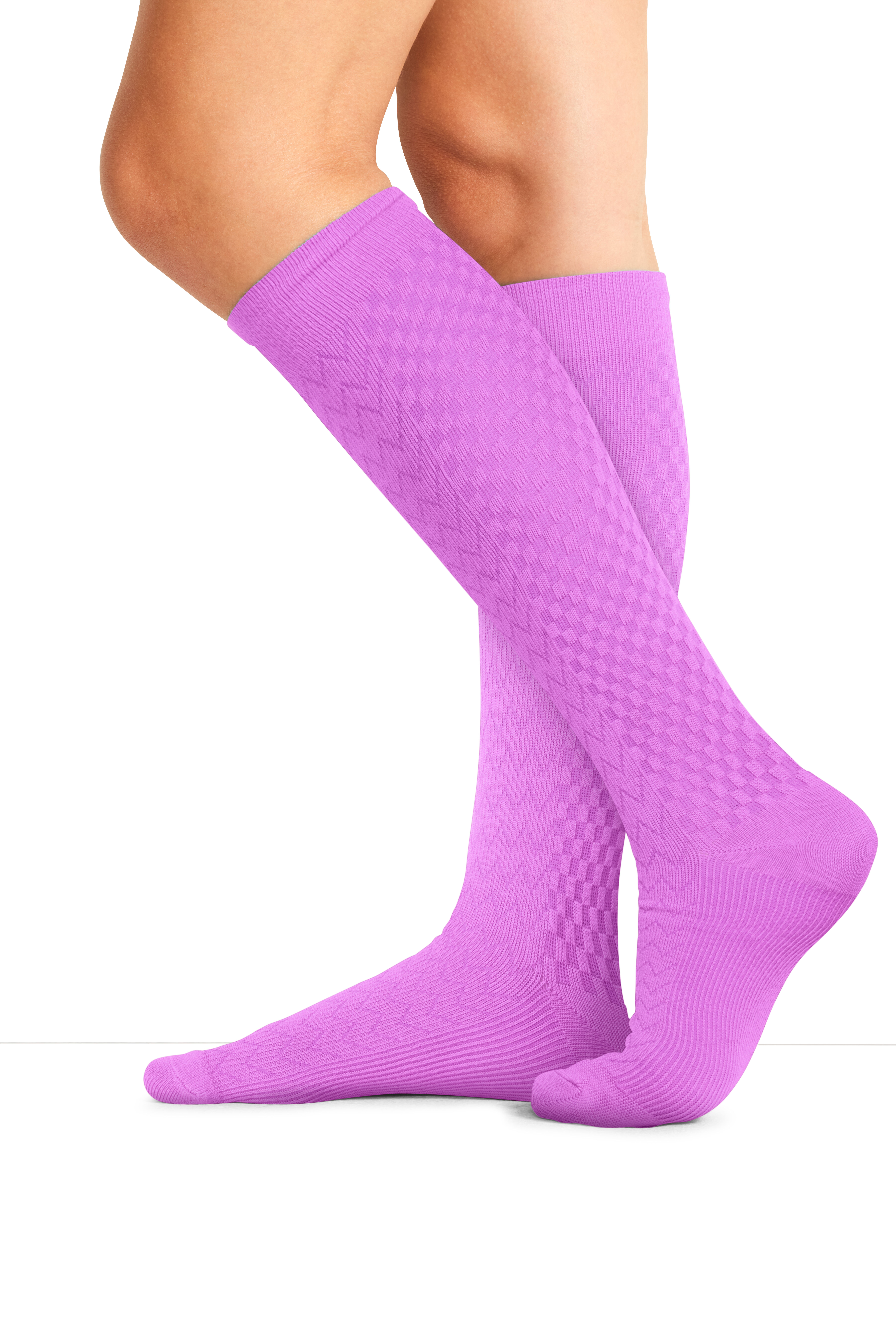Women's True Support 10-15 mmHg Wide Compression Sock, , large