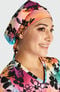 Women's Garden Rainbow Print Bouffant Scrub Hat, , large