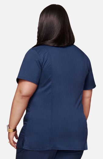 Women's Scrub Set: 3-Pocket V-Neck Stretch Top & Elastic Waist Cargo Pocket Pant Women's Scrub Set: 3-Pocket V-Neck Stretch Top & Elastic Waist Cargo Pocket Pant