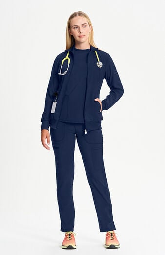 Women's Zip Front Warm Up Scrub Jacket Women's Zip Front Warm Up Scrub Jacket