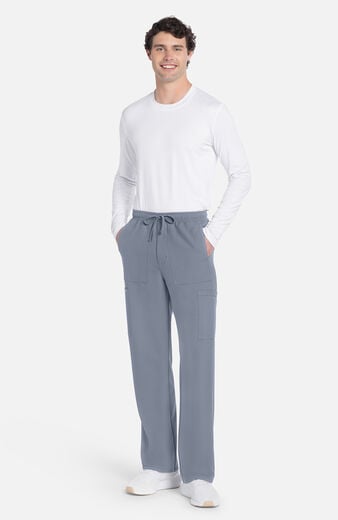 Men's Zip Fly Cargo Straight Leg Scrub Pant Men's Zip Fly Cargo Straight Leg Scrub Pant
