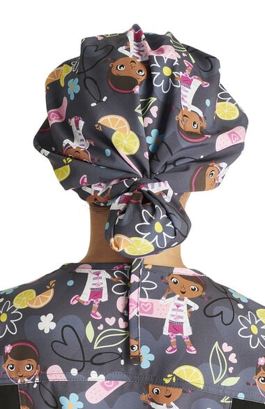 Women's Sweet McStuffins Print Bouffant Scrub Hat, , large