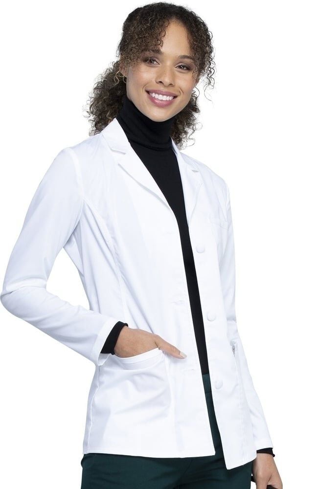 High neck lab coat on sale