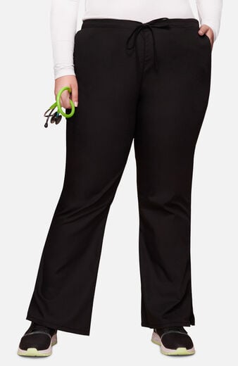Women's Natural Rise Flare Leg Drawstring Pant Women's Natural Rise Flare Leg Drawstring Pant