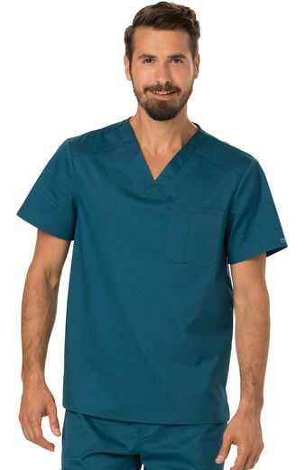Men's Chest Pocket V-Neck Scrub Top Men's Chest Pocket V-Neck Scrub Top