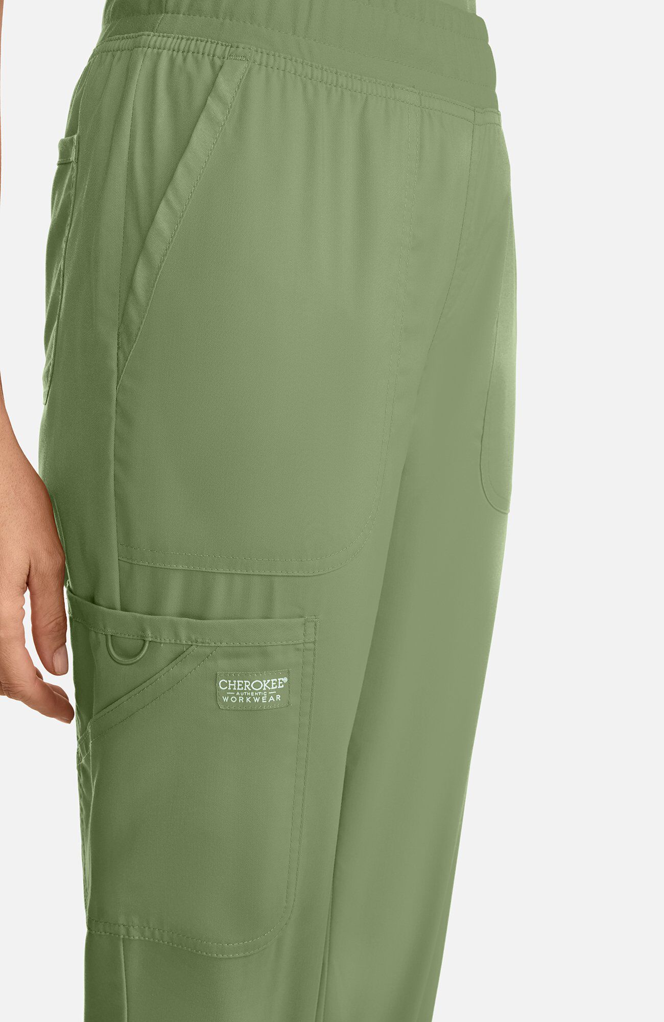 Women's Mid Rise Jogger Scrub Pant, CEG Celery Green | green, large