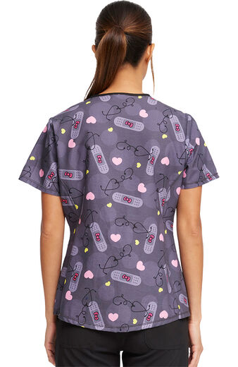 Hello Kitty Working Heart V-Neck Top