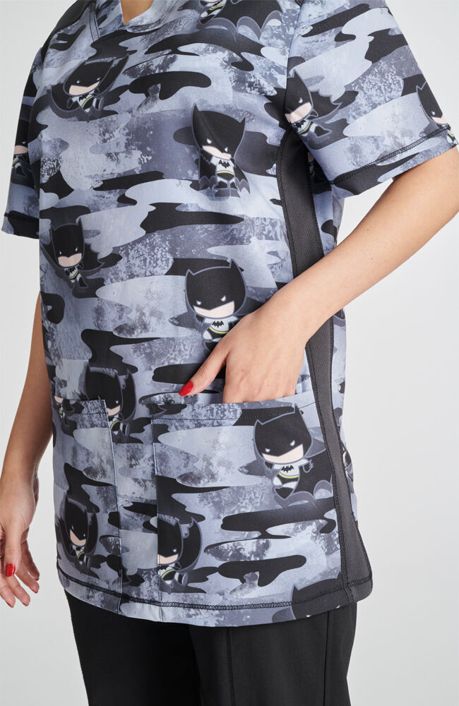 Cute print scrub on sale tops