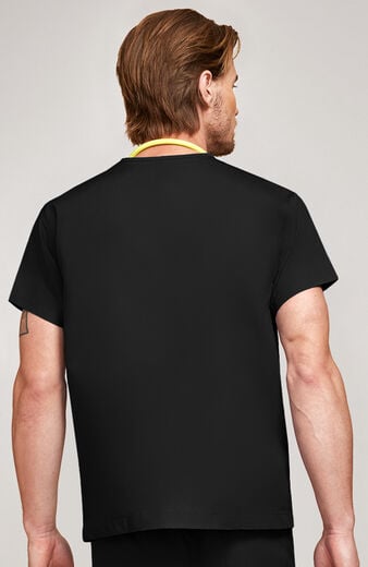 Unisex Chest Pocket V-Neck Scrub Top Unisex Chest Pocket V-Neck Scrub Top