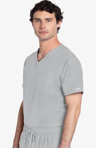 Unisex Tuck-In 1-Pocket V-Neck Scrub Top Unisex Tuck-In 1-Pocket V-Neck Scrub Top