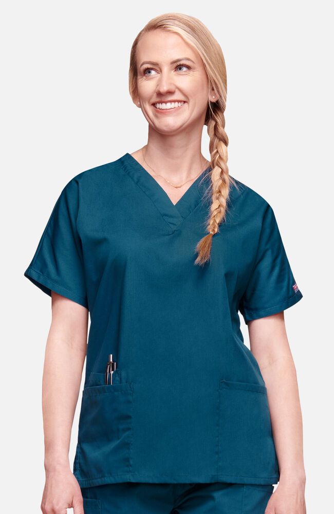 Women s Caribbean Blue Scrubs Cherokee