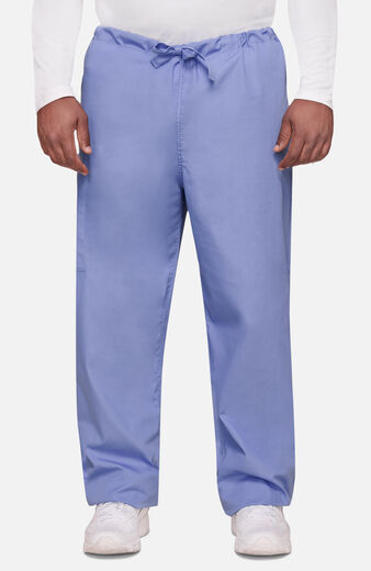 Unisex Drawstring with Cargo Pocket Scrub Pants, Unisex Drawstring Cargo Pant