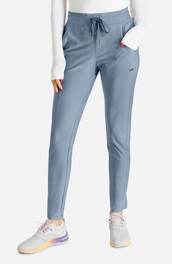 Women's Mid Rise Tapered Leg Drawstring Scrub Pant Women's Mid Rise Tapered Leg Drawstring Scrub Pant