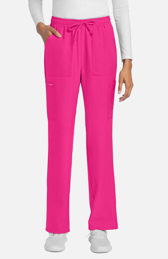 Women's Drawstring Cargo Straight Leg Scrub Pant Women's Drawstring Cargo Straight Leg Scrub Pant