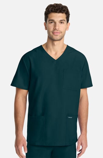Men's 3-Pocket V-Neck Scrub Top Men's 3-Pocket V-Neck Scrub Top