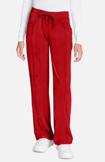 Lids Louisville Cardinals Women's Straight Leg Cargo Scrub Pants - Red