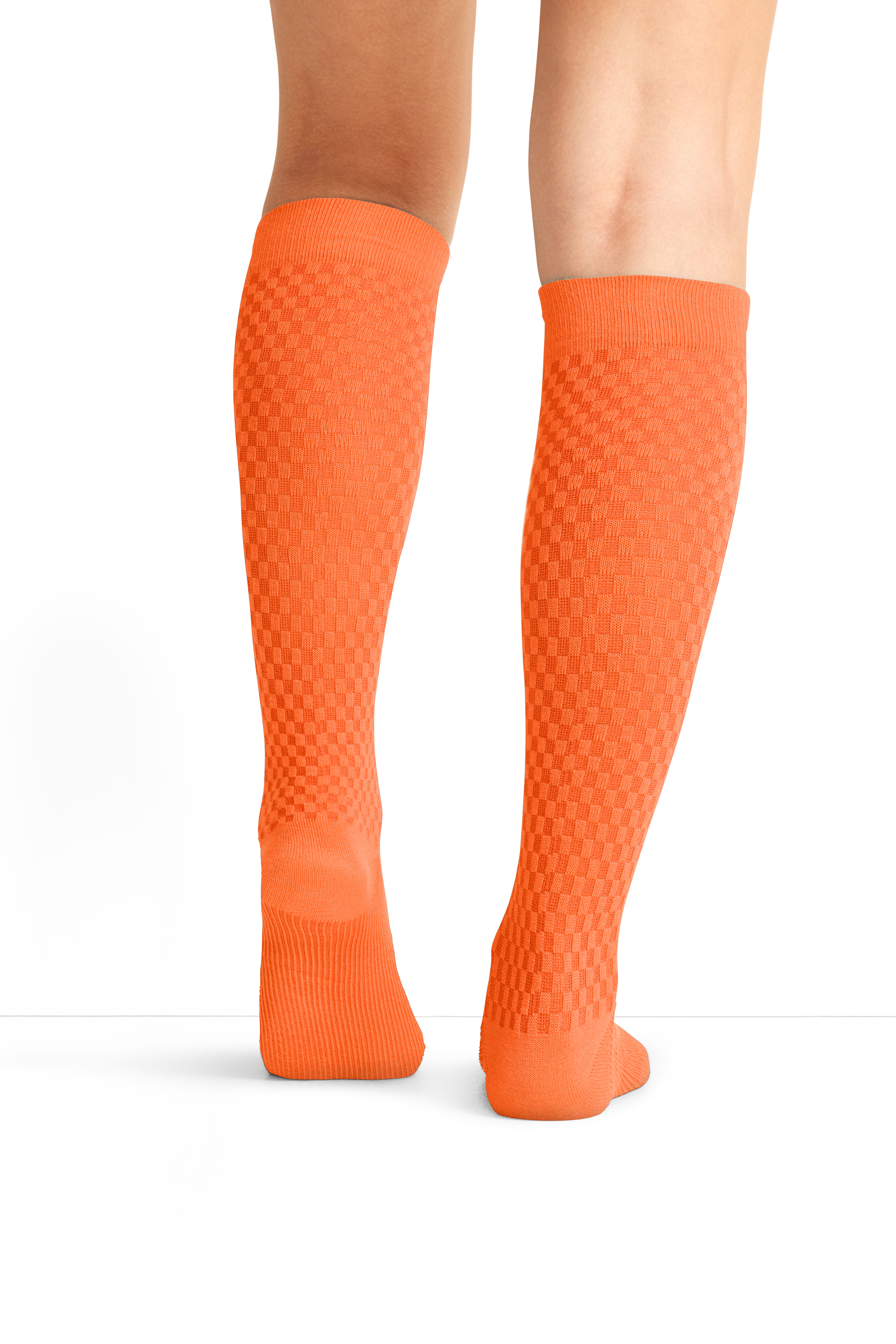 Women's True Support 10-15 mmHg Compression Sock, MNZ Mandarine Zest | orange, large