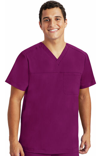 Men's Justin Solid Scrub Top, Men's Justin Solid Scrub Top