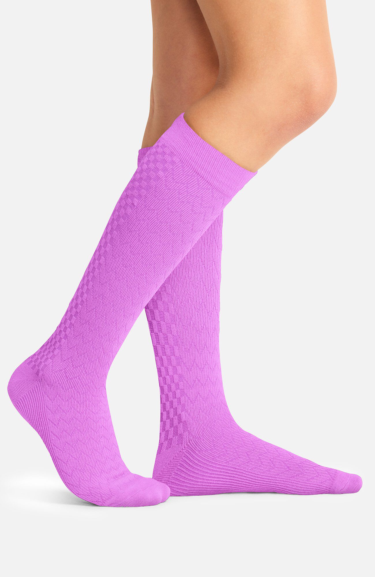 Women's True Support 10-15 mmHg Wide Compression Sock, , large