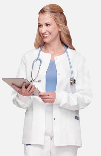 Women's Snap Front Scrub Jacket Women's Snap Front Scrub Jacket