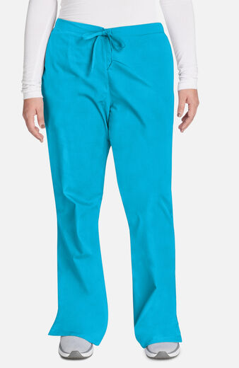 Women's Natural Rise Flare Leg Drawstring Pant Women's Natural Rise Flare Leg Drawstring Pant