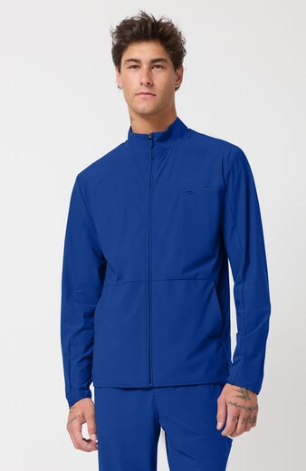Men's Zip Front 3-Pocket Warm Up Scrub Jacket Men's Zip Front 3-Pocket Warm Up Scrub Jacket