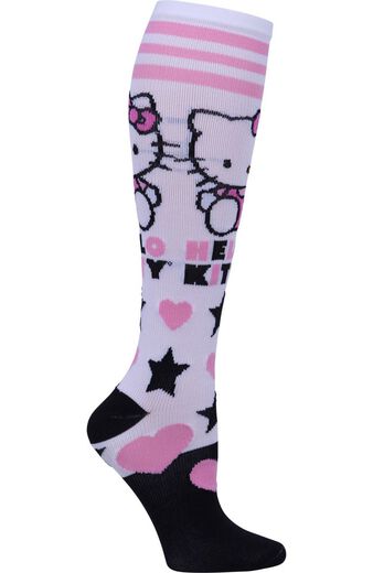 Footwear by Women's 8-12 mmHg Hello Kitty Love Print Compression Sock