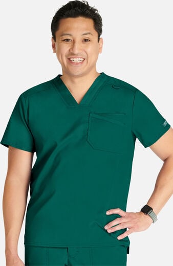 Men's Mesh Trim Scrub Top Men's Mesh Trim Scrub Top