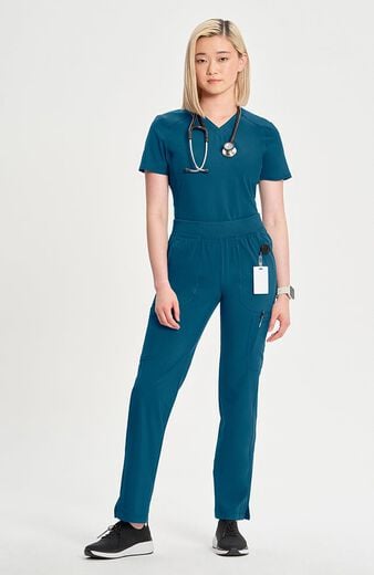 Women's Mid Rise Tapered Leg Pull-On Scrub Pant Women's Mid Rise Tapered Leg Pull-On Scrub Pant