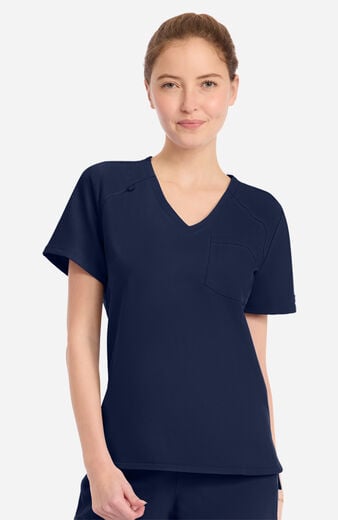 Women's Tuck-In Curved V-Neck Scrub Top Women's Tuck-In Curved V-Neck Scrub Top