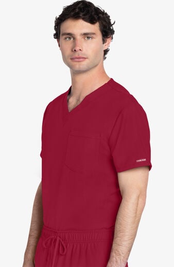 Unisex Tuck-In 1-Pocket V-Neck Scrub Top Unisex Tuck-In 1-Pocket V-Neck Scrub Top