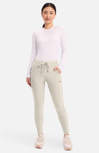 Women's Mid Rise Tapered Leg Drawstring Scrub Pant Women's Mid Rise Tapered Leg Drawstring Scrub Pant