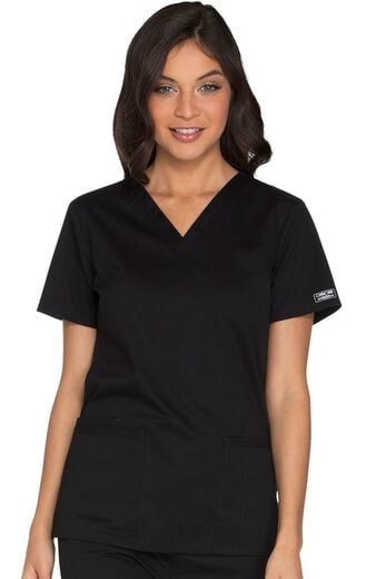 Women's Banded V-Neck Scrub Top Women's Banded V-Neck Scrub Top