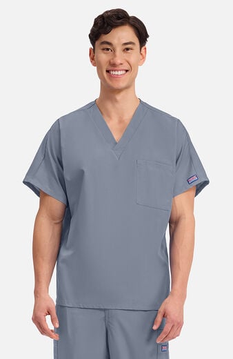 Unisex V-Neck 1 Pocket Scrub Top Unisex V-Neck 1 Pocket Scrub Top