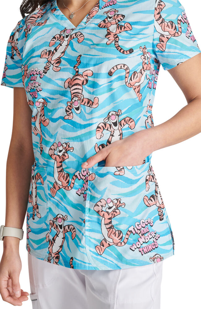 Tigger 2024 scrub top