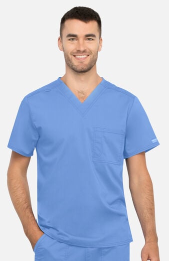 Unisex Tuck-In V-Neck Scrub Top  Unisex Tuck-In V-Neck Scrub Top