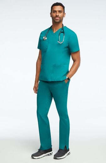 Unisex Scrub Set: 3 Pocket Top & 5 Pocket Cargo Pant Unisex Scrub Set: 3 Pocket Top & 5 Pocket Cargo Pant