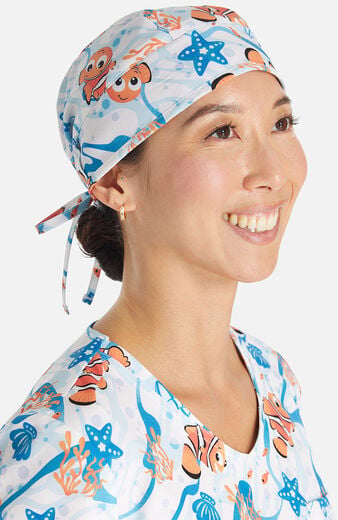 Women's Current Of Fun Print Scrub Hat